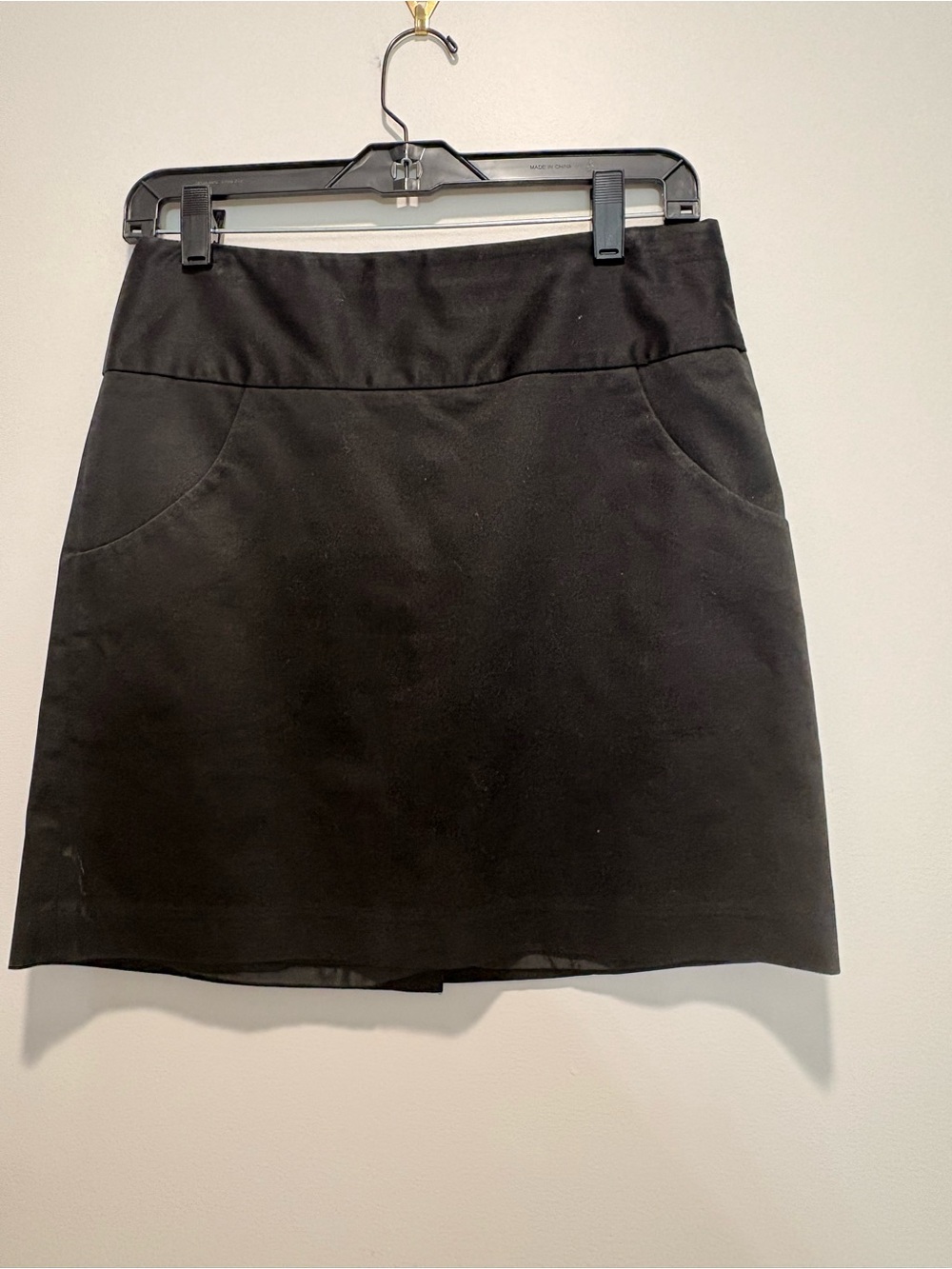The Limited Black Mini Skirt with Front Pockets